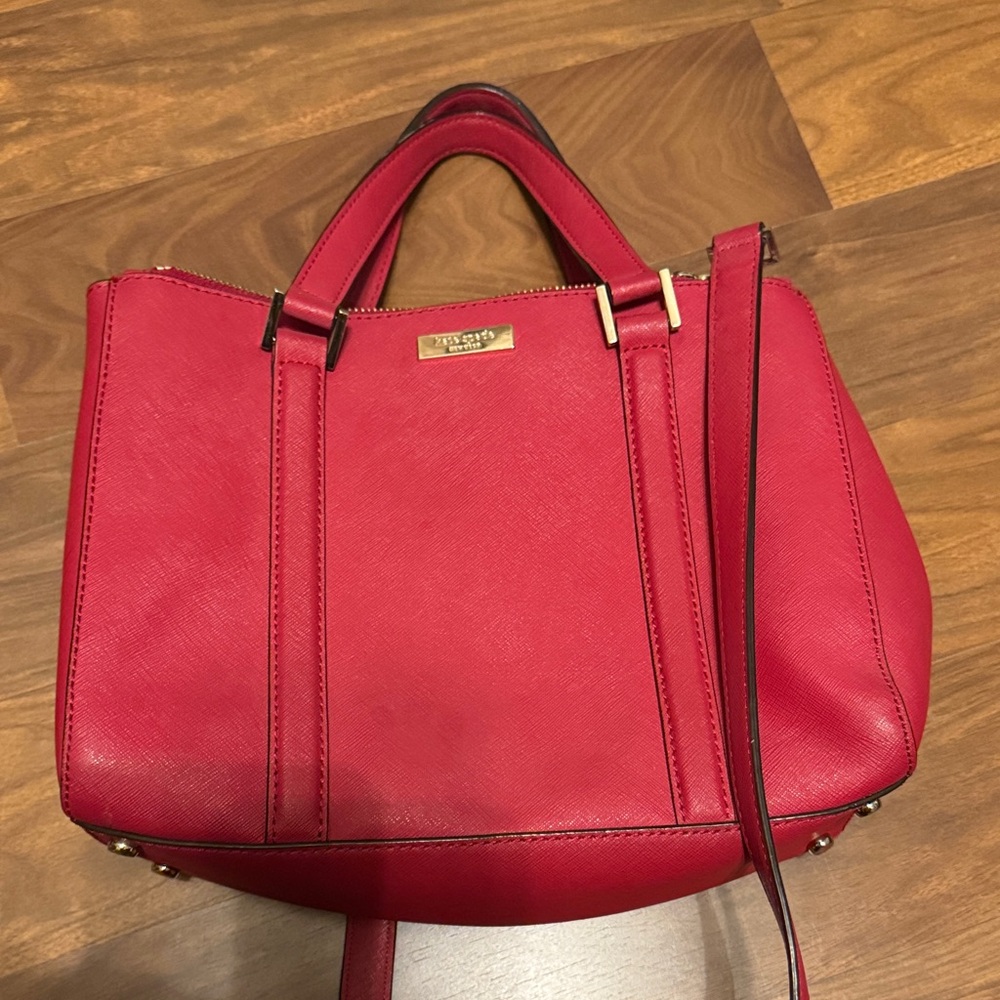 Kate Spade Red Satchel Bag